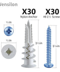 Must Have DIY Screw Kit For Home Projects No 8 Self Tapping Sheet Metal Screws And No 8 Phillips Truss Head Wood Screws kit contents