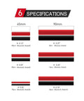 Specifications chart for 270 Piece 3 To 1 Dual Wall Adhesive Heat Shrink Tubing Kit with sizes from 1/16 to 1/4 inch.