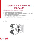 Top Shelf Shaft Alignment Clamp Set For Electric Motors Pumps And Compressors With Quick 3/8 Inch Dead Accurate Setup. Features heavy-duty chain, black anodized aluminum body.