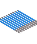 Rock Solid 10 Piece S2 Steel Impact Head Bit Kit For Hardcore Home Decor And Heavy Screw Work That Never Ruts Or Blows Out, 10 bits