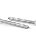 Size 14 Wood Screws Two And Three Quarter Inch 100 Count Stainless Steel 304 Self Tapping Flat Head Phillips close-up