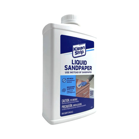 Easy Liquid Sander Deglosser Quart For Wood And Metal Prep Removes Paint And Gloss To Create A Smooth Prep Ready Surface For DIY And Professional Projects