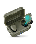 Electronic Shooting Earbuds With Bluetooth, DSP Noise Reduction, SNR 29 dB Hearing Protection; earbuds in charging case