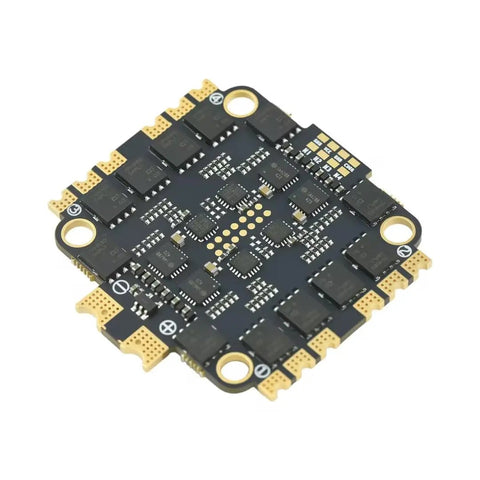60A 4in1 ESC for FPV Drones with 2S-6S LiPo, Lightweight 13.8g, showing circuit board layout and connection points