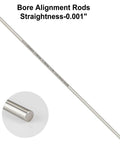 Top-Shelf Stainless Steel Bore Alignment Rod For 6.5 Creedmoor, precision guide rod, close-up view of end.