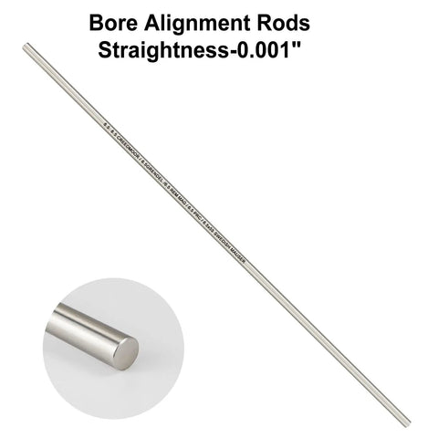 Top-Shelf Stainless Steel Bore Alignment Rod For 6.5 Creedmoor, precision guide rod, close-up view of end.