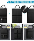 Hanging Car Trunk Organizer With Cooler And Large Pockets Waterproof Cargo Storage For Jeeps And SUVs Detachable Seat Back