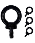 4 Pack M6 Eyebolts Stainless Steel 304 Lifting Ring Eyebolt With Threaded Shank For Wood And Machinery Heavy Duty Shoulder Lift Hardware