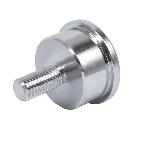 Beefed Up Heavy Duty Roller Ball Transfer Bearing Caster with M20 screw, steel and carbon steel, close-up