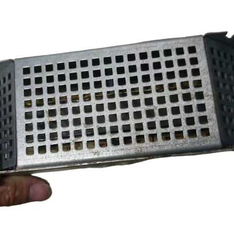 Industrial Automation Component For Equipment Control With High Efficiency And Rugged Durability Built For Reliable Performance In Stock With Fast Shipping No Fuss Installation And Great For Factory Automation And Line Control. Perforated metal housing with black side panels.