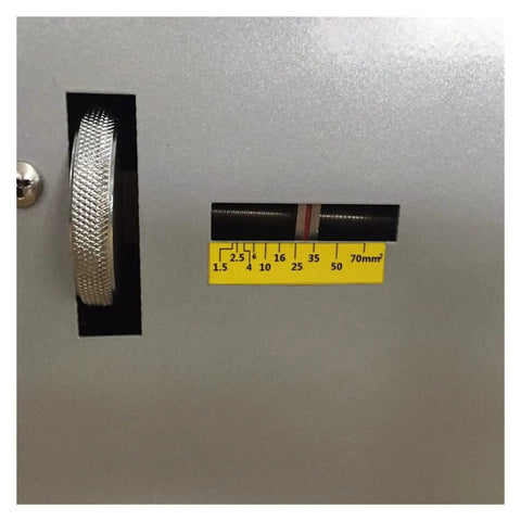 AM 1570 Pneumatic Crimping Machine Electric Terminal crimper Tool No Change Hexagonal Die measurement gauge and control knob