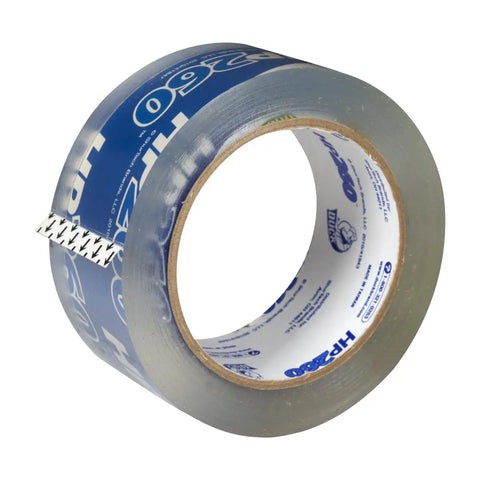 Single roll from Six Roll Pack Of High Performance Clear Packing Tape Refills For Shipping Moving Mailing And Storage Boxes, 1.88 Inch Wide By 60 Yard Length
