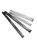 Built Tough 65Mn Steel Compression Springs Badass Grade Coils, pack of three, black coils, for auto restoration and heavy equipment repairs.