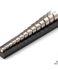14 Tool 3/8 Inch Drive Flare Nut Crowfoot Wrench Organizer Rack Black for 5/16 to 1-1/16 Inch Wrenches, no wrenches included