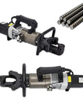 Heavy Duty Portable Electric Rebar Bender With 1200W Copper Motor Bends Steel Rods From 8 To 22 Mm For Construction Sites And Workshops Fast Reliable Hydraulics For Tough Jobs with rebar.