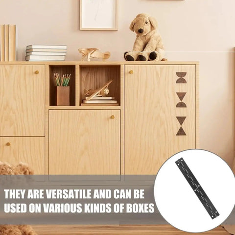 Long Piano Hinge For Jewelry Boxes And Small Wooden Boxes With Black Stainless Steel Finish, cabinet background display