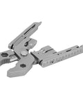 Beefy 25 Inch Stainless Steel Folding Multitool Kit with Wrench, Wire Cutter, visible pliers, outdoor gear for camping and hiking.