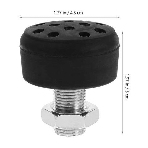 Adjustable Rubber Roller Skate Toe Stops For Quad Skates With Enhanced Braking Power And Stability Double Row Design Brake Blocks