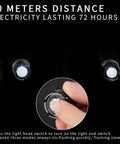 LED Clog Lights 2 Pack For Crocs Shoes Ultra Bright Night Run And Dog Walk Camping Gear Hands Free 72 Hour Battery Life Emergency Light For Shoes Great Gift For Christmas And Holidays with brightness switch and runtime text