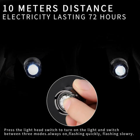 LED Clog Lights 2 Pack For Crocs Shoes Ultra Bright Night Run And Dog Walk Camping Gear Hands Free 72 Hour Battery Life Emergency Light For Shoes Great Gift For Christmas And Holidays with brightness switch and runtime text