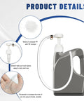 Smooth Shift Fluid Pump For Standard Quart Jugs And Transmission Sump With 4Cc Per Stroke Differential Gear Oil Manual hand rig with durable hoses.