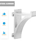 Aluminum Refrigerator Shelf Hooks Pack Of 10, Sturdy Stainless Steel Freezer Clips For Shelf Support, material aluminum