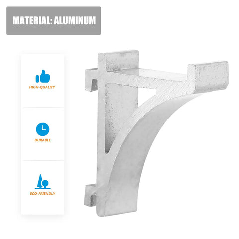 Aluminum Refrigerator Shelf Hooks Pack Of 10, Sturdy Stainless Steel Freezer Clips For Shelf Support, material aluminum