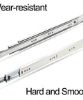 36 Inch Beefy Heavy Duty Drawer Slides 260 Lb Capacity With Screws Side Mount Undermount Full Extension 3 Fold Ball Bearing