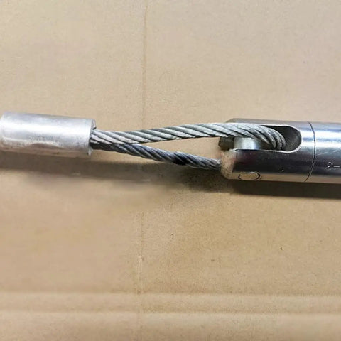Close-up of Heavy Duty Cable Grip Pliers Tough As Nails Non Slip Wire Pulling Tool With Overload Shear Pin Adjustable Jaw Design for cable.