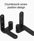 Heavy Duty Stainless Steel Door Hinge Kit for Cabinets Cafes Gates and Fences, 130 Lbs Capacity, 270 Degree Pivot, flush mount design