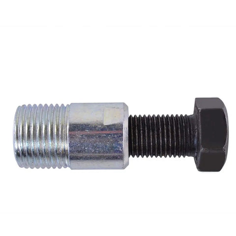 Brand New 18 Mm Flywheel Puller Kit For Honda Cb650 Sc Cb750 Cb900 Cb1000 Cb1100 Models 1979 To 1985 Includes Crank Thread Cap, close-up of threaded puller.