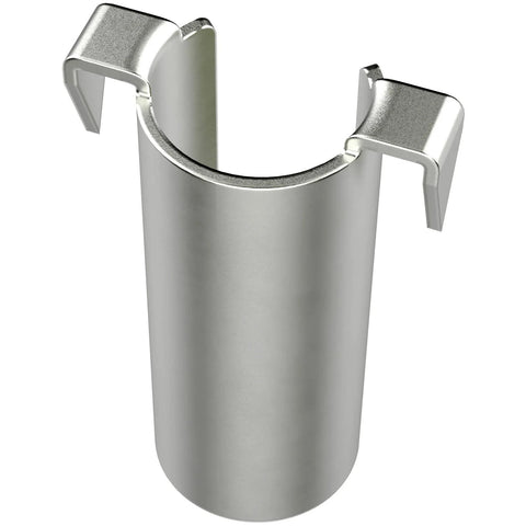 Smart Shield Nail Guard For Wire And Cable Protection, Heavy Duty Steel Nail Guard, side view showing cylindrical design