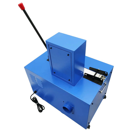 Blue Beast Mode Electric Hose Cutting Machine for 0.2 to 2 Inch Hoses, Heavy Duty Hydraulic Cutter with Lever