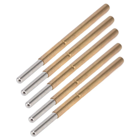 Top Shelf 2.5Mm Round Pogo Pins With Stainless Steel Spring Loaded Test Probes featuring rugged brass plunger, 5 pieces.