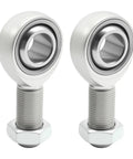 3/4 Inch Heim Joint Rod End Kit Set With Chromoly Joints Panhard Bar And Steering Shaft Support For Suspension Traction Bars Right And Left Hand Thread Durable Heat Treated Chrome Plated With PTFE Liner, pair