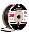 Low Voltage Landscape Lighting Wire 12 Gauge 2 Conductor Direct Burial Cable 250 Feet for outdoor lighting projects spool