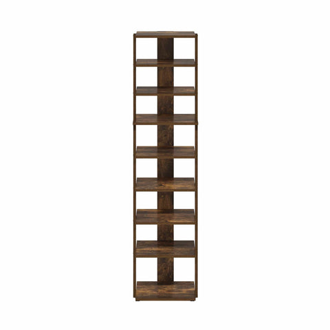 Nine Tier Slim Vertical Shoe Rack For Small Spaces Free Standing Narrow Organizer Perfect For Entryways Closets And Offices