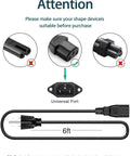 Diagram showing 6 ft Universal 3 Prong AC Power Cord Replacement for treadmills, with compatibility and connection details.