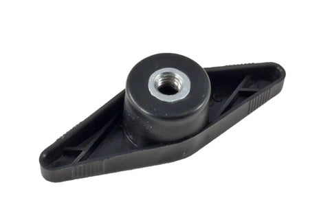 Spare Tire Hold Down Kit With Wing Nut And J Bolt For 1979-2004 Ford Mustang Cobra Universal Fit Premium Stainless Hardware, black component