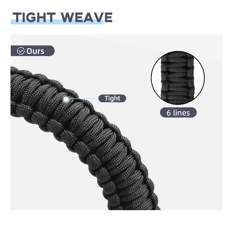 No Nonsense Heavy Duty 550 Paracord Two Point Sling With Snag Free Steel Hooks And Swivels Fully Adjustable For Firearm And Bow Setup Smooth Tactical Matte Black