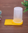 2 Pack Beekeeping Water Dispenser For Beehive Entrance And Bee Drinking Nest, Durable Plastic Hydration Feeder, Yellow Base
