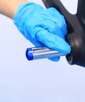 Bike Bottom Bracket Bearing Removal Tool Kit for Press Fit Cups and Headsets being installed by hand in bike frame BB shell