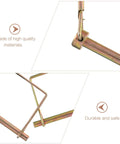 Heavy Duty Square And D Shaped Safety Locking Pins 6x70mm Pack Of 10 Zinc Plated Trailer Coupler Pins close-up view.