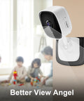 Rock Solid Self Adhesive Tapo Camera Mount 4 Pack Wall Bracket For Tp Link C100 C111 Security Cam Holders mounted on wall.