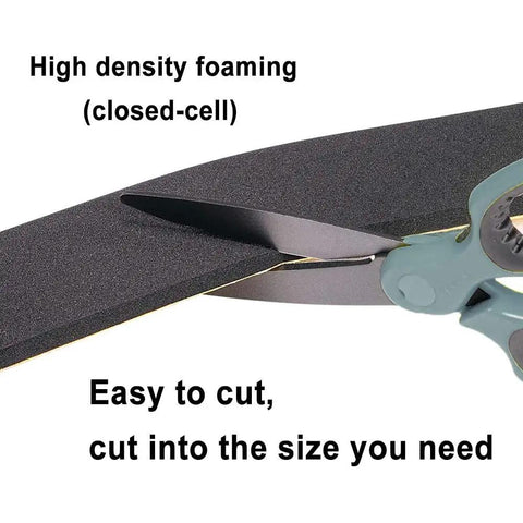 Seal The Deal With 2 Inch Insulation Foam Tape 3/8 Thick Adhesive, cutting closed-cell foam tape for custom sizing.