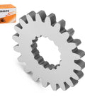 Close-up of Honda Water Pump Drive Gear Replacement For CR80R CR85R 1984 2007 19233 GC4 730 with packaging