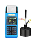 Pro Grade Digital Leeb Hardness Tester For Portable Steel And Metal Alloy Gauging featuring LCD screen and probe attachment.