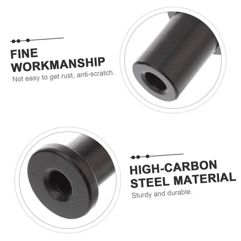 Close-up of Five Pack Barn Door Track Spacers Hardware Kit For Sliding Barn Doors, showing fine workmanship and high-carbon steel material.