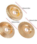 All In One Woodworking Disc Kit For 4 Inch Or 4 And A Half Inch Angle Grinders With Flat Beveled And Curved Carving Discs