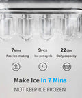 Close-up of ice-making feature on Hot And Cold Water Dispenser With Built In Ice Maker Bottom Loading 5 Gallon System
